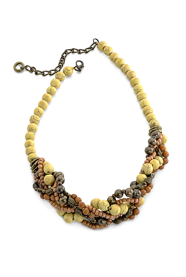 Collar Braided Beads
