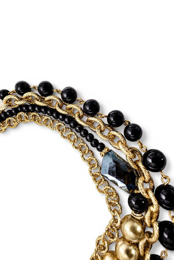 Collar Golden Black