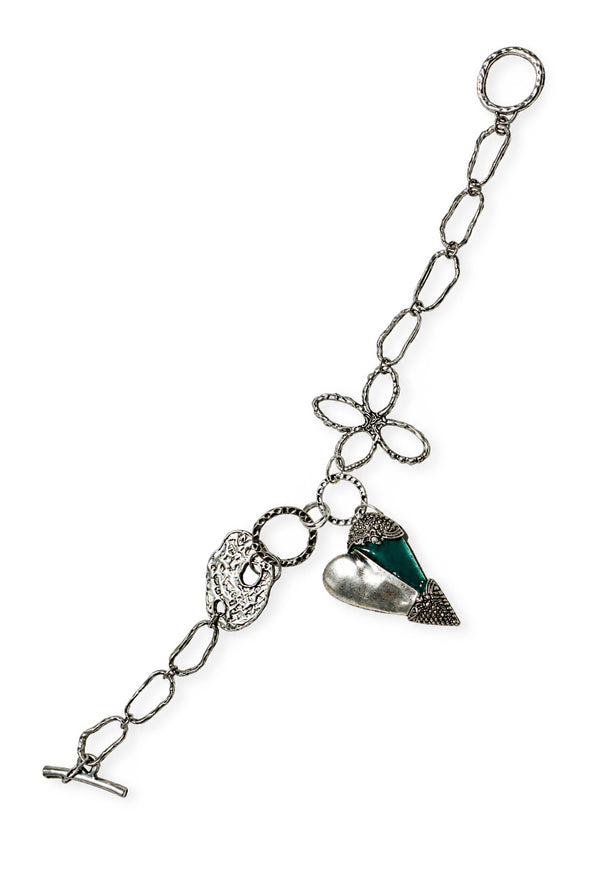 Collar Dual Heart
