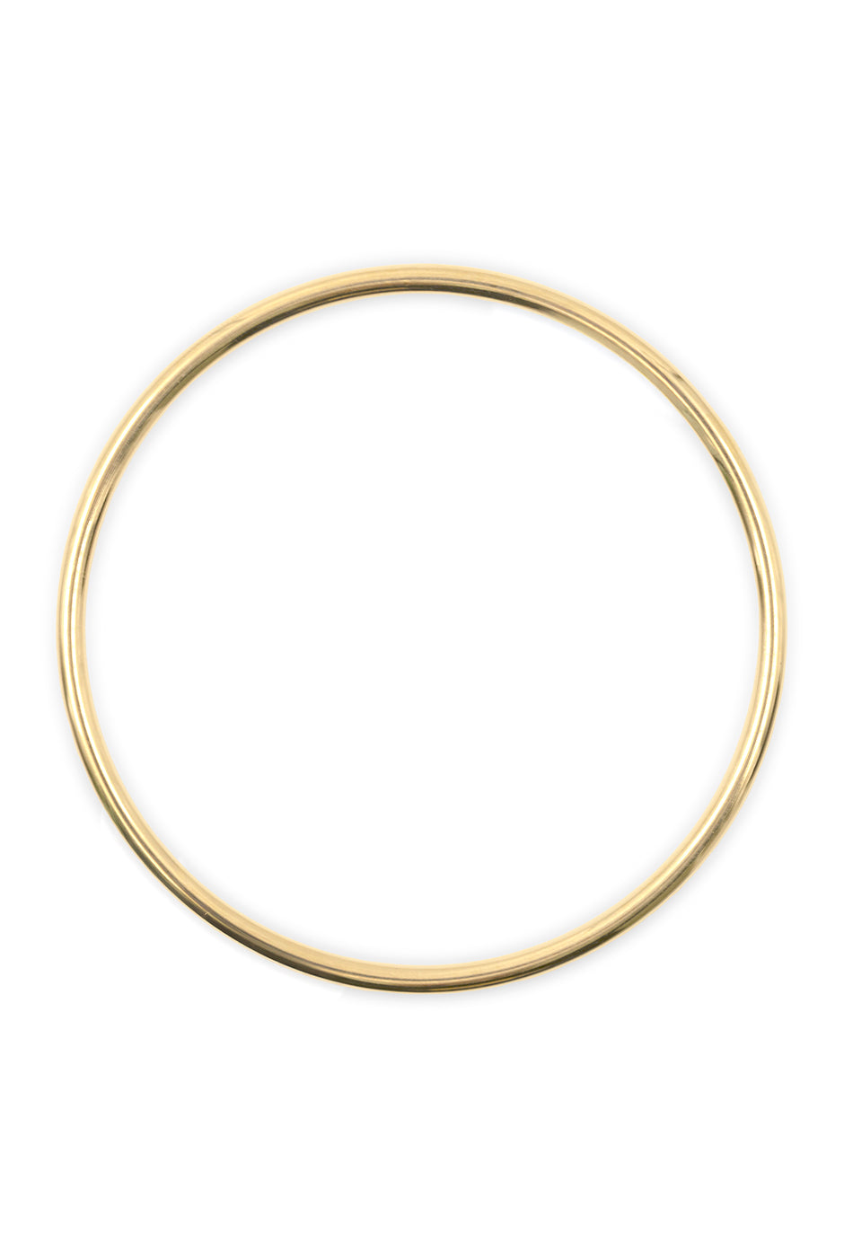 Juego de brazaletes lisos dorados elegantes