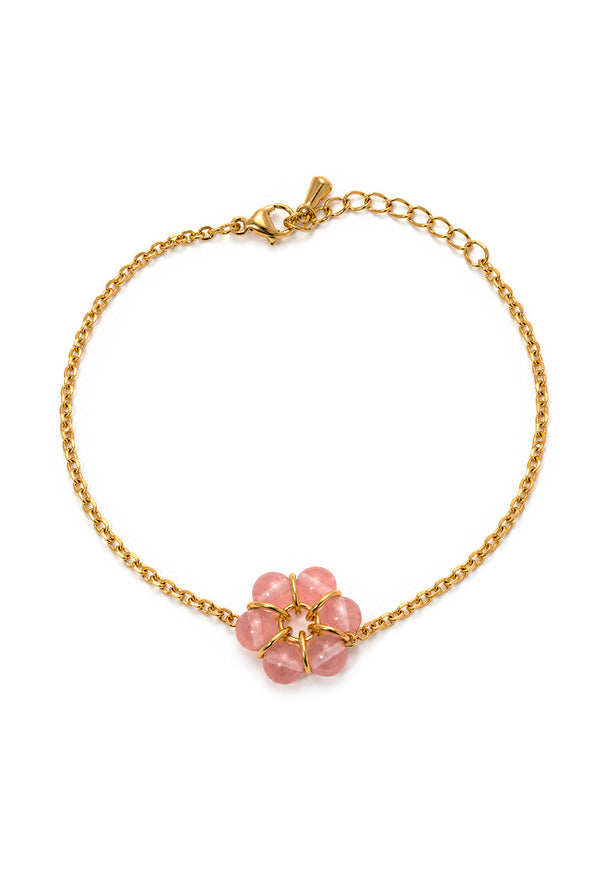 Pulsera Beaded Flower