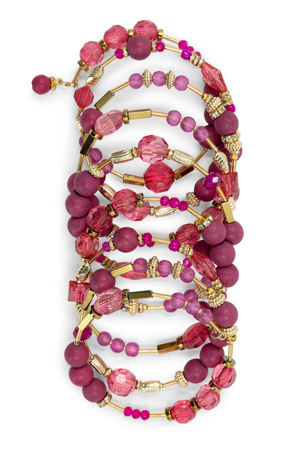 Pulsera Fucsia Boho