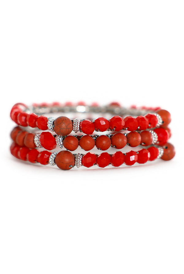 Set Red Bracelets