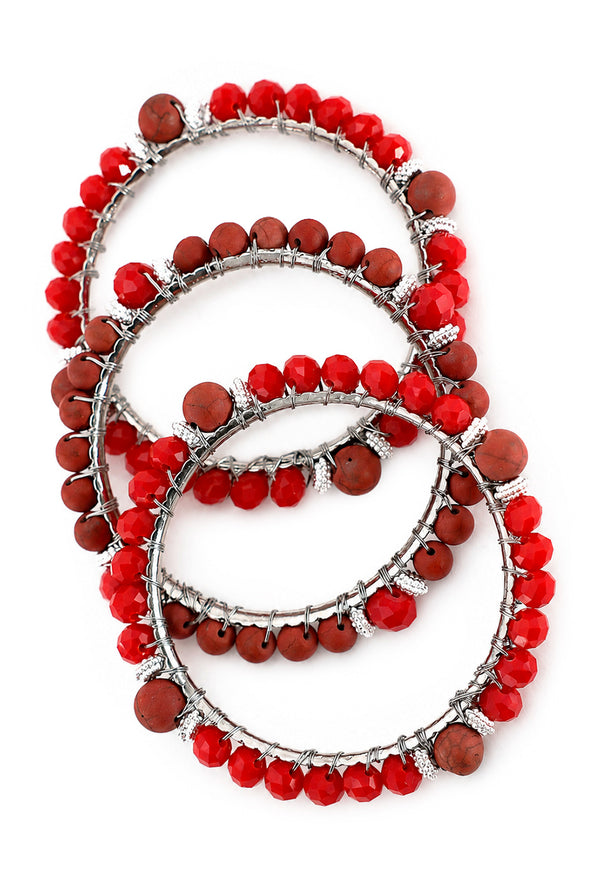 Set Red Bracelets