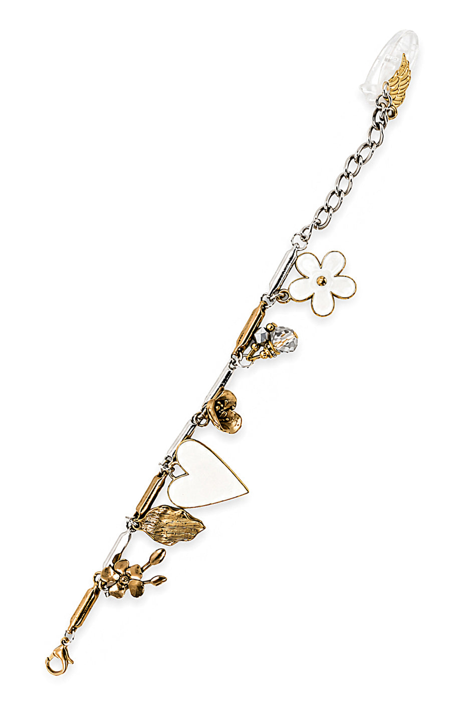 Pulsera Mix Charms con dijes multicolor y broche ajustable