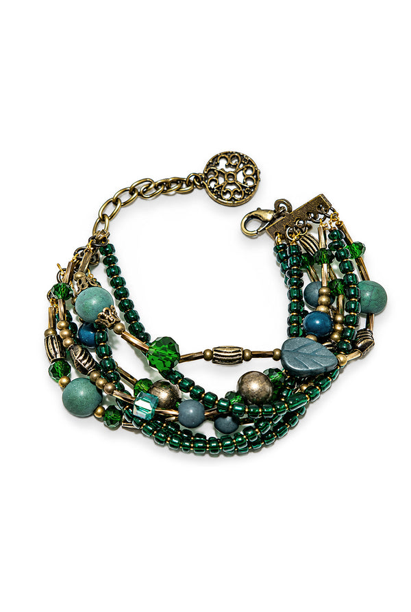 Pulsera Boho Emerald