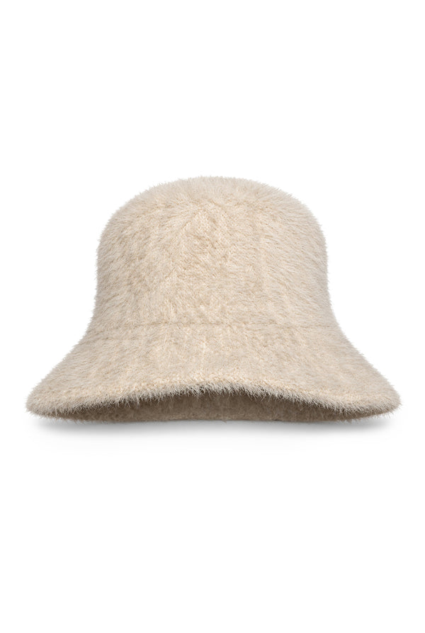 Bucket Hat Faux-Fur Soft