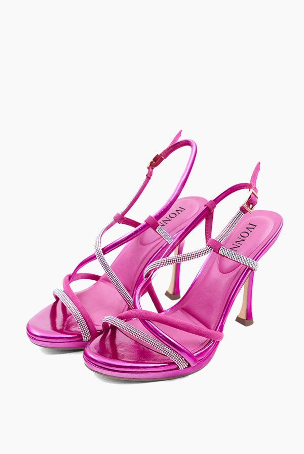 Sandalia Tiras Strass