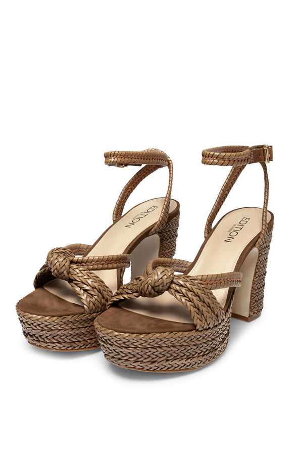 Sandalia Suede Toffee