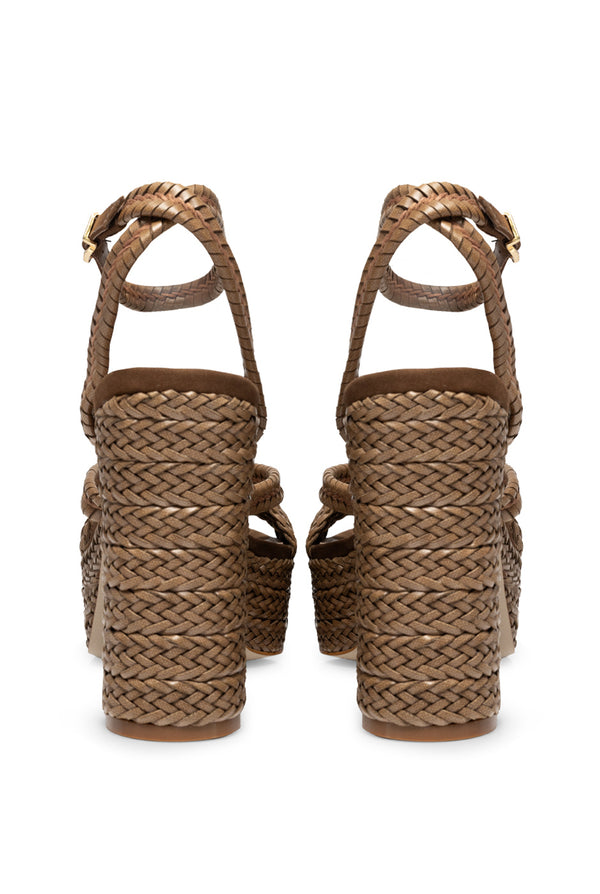 Sandalia Suede Toffee