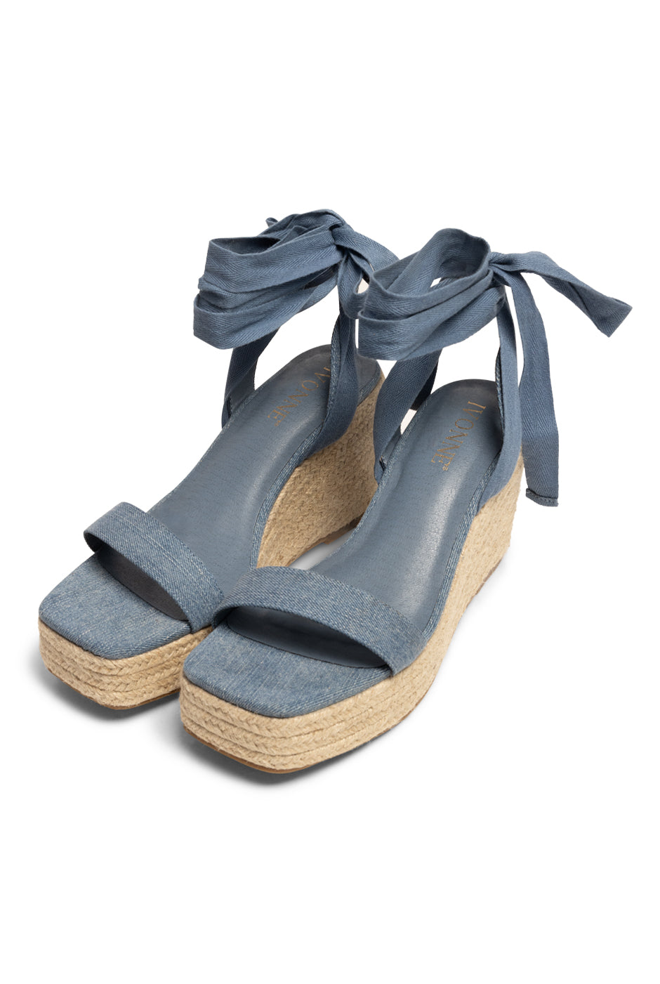 Sandalia Plataforma Denim