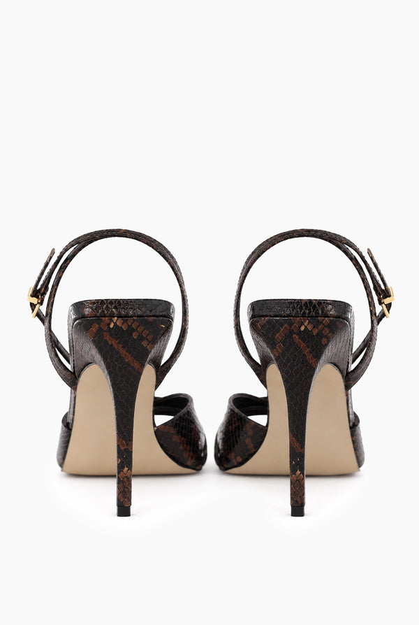 Sandalia Snake Print