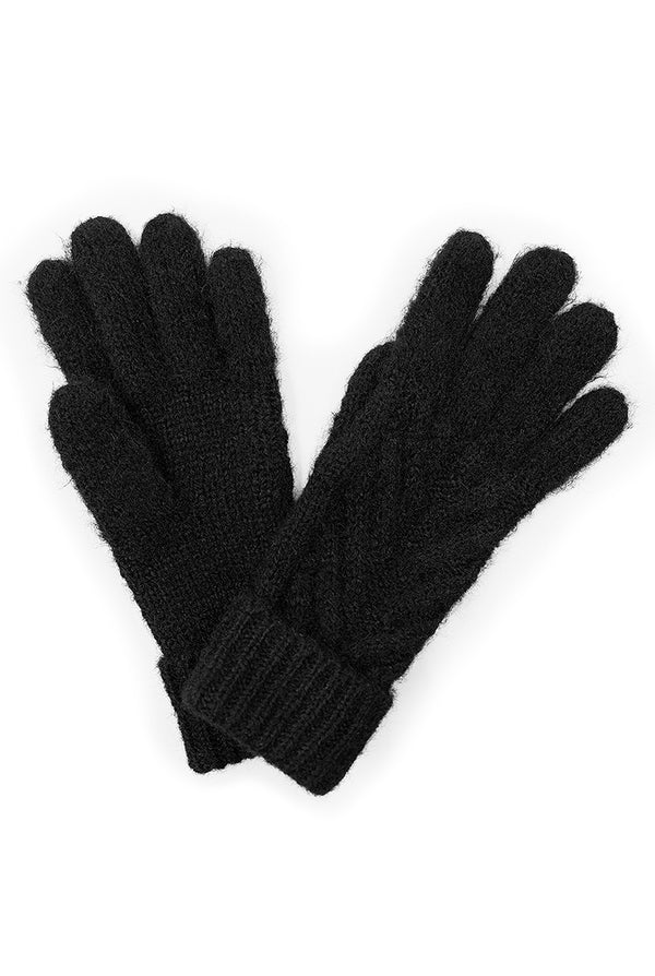 Guantes Black Knit
