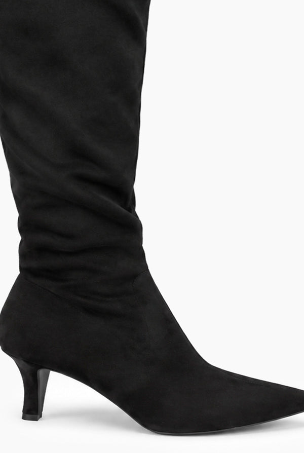 Bota Black Suede