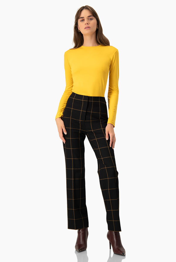 Playera basica recta manga larga