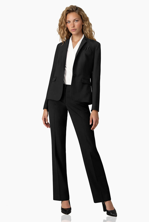 Saco Básico Recto Negro