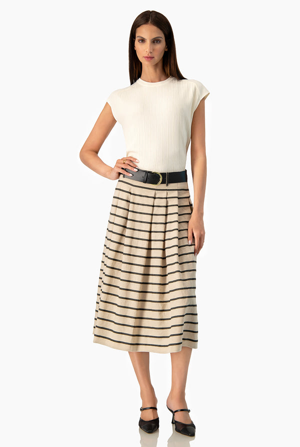 Blusa Ivonne recta hombro caido
