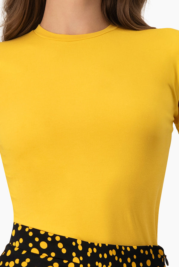 Playera basica recta manga corta