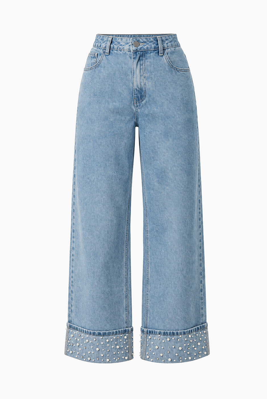Jeans Ivonne con perlas
