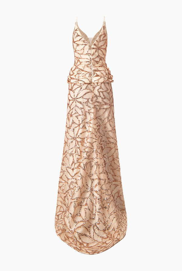 Vestido de bajo asimetrico