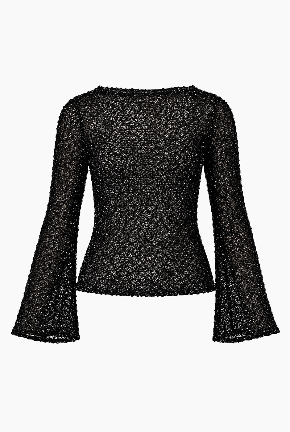 Blusa Ivonne manga larga acampanada