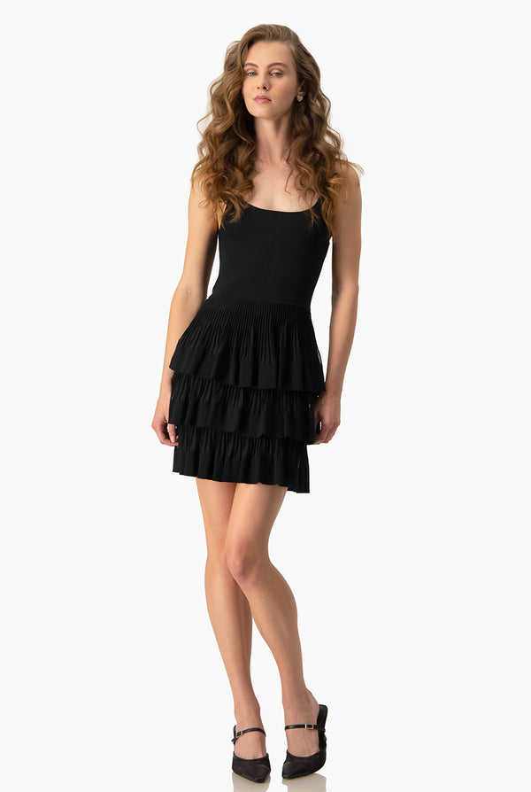 Vestido Mesh Ruffles