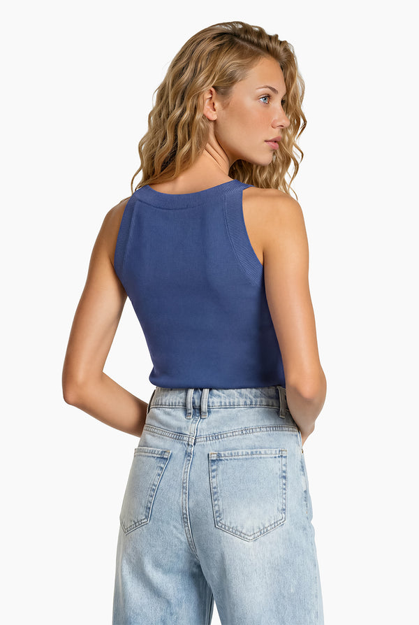 Top Halter Rib