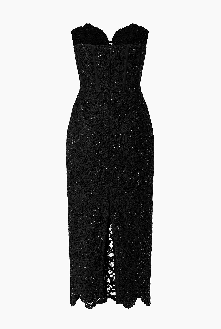 Vestido Couture negro corset