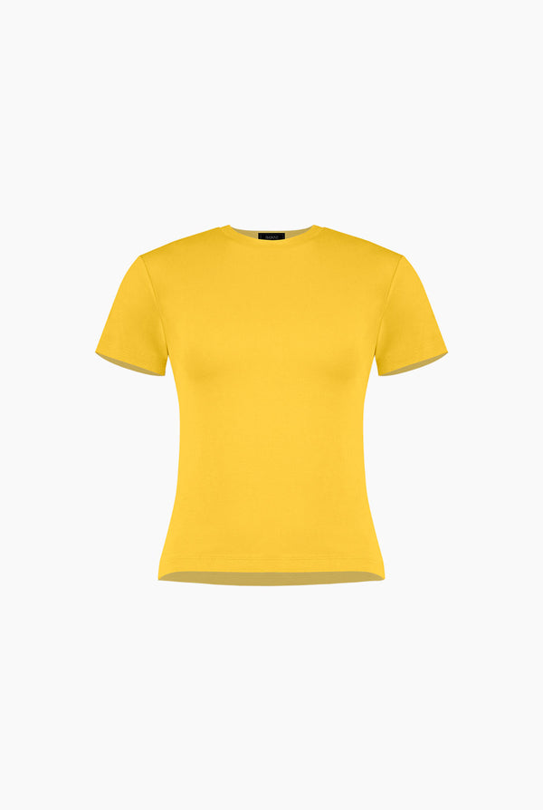 Playera basica recta manga corta