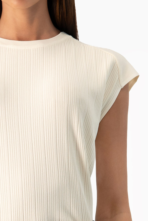 Blusa Ivonne recta hombro caido