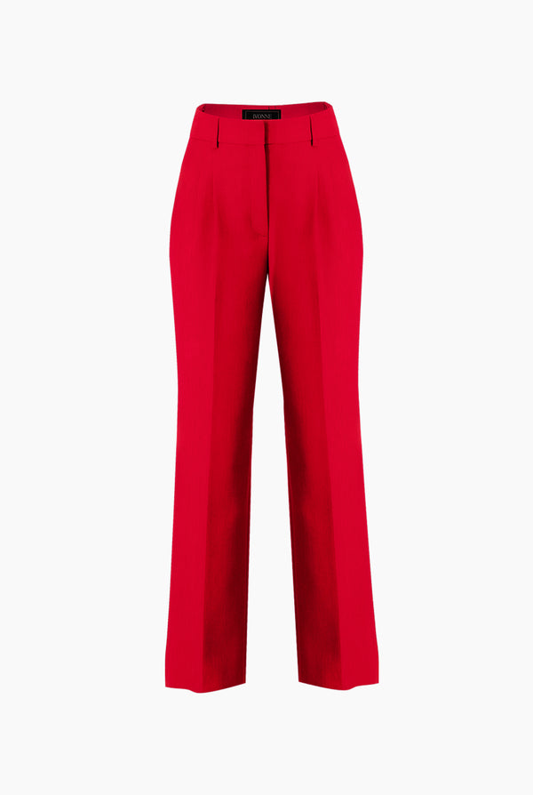 Pantalon amplio sastreado con bolsillos traseros simulados