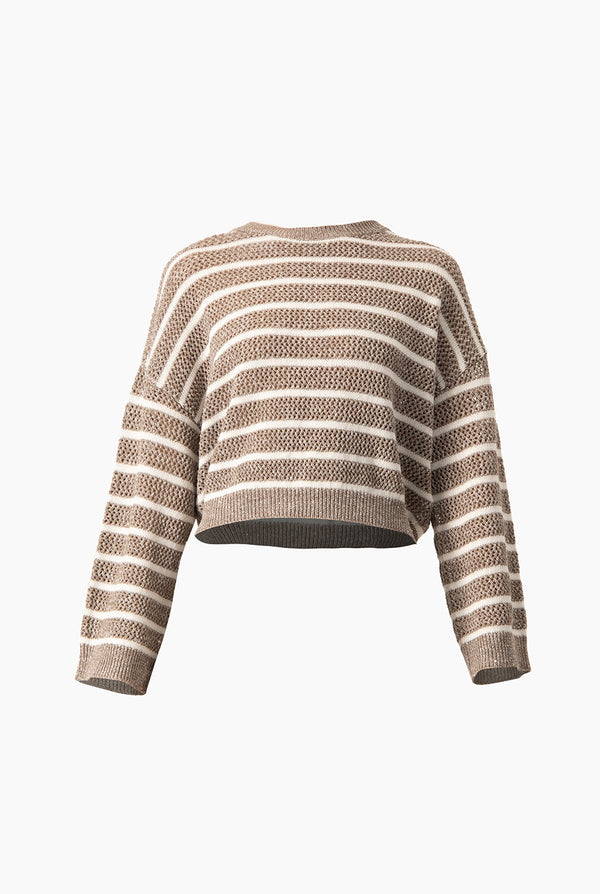 Suéter Cropped Franjas