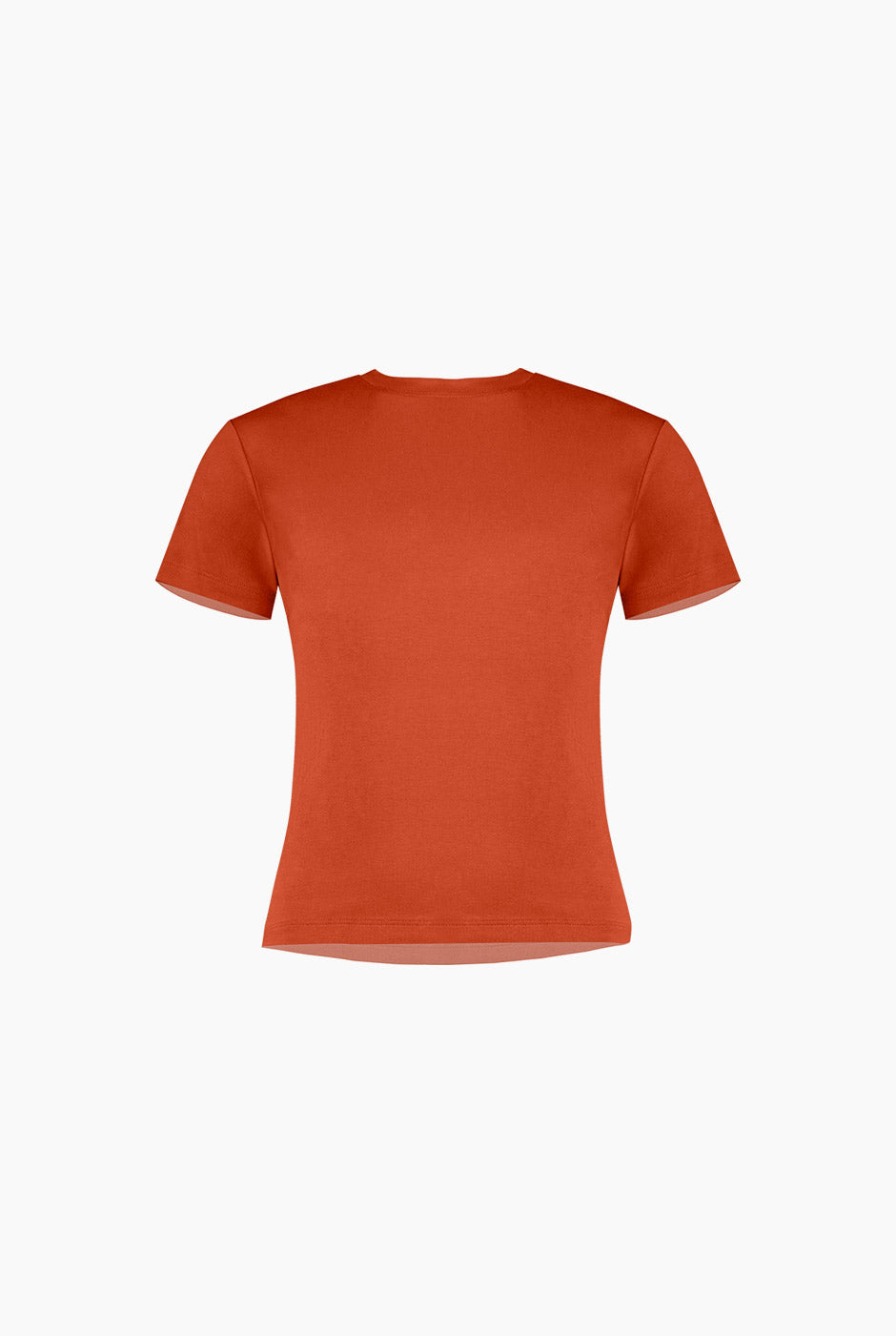 Playera basica recta manga corta