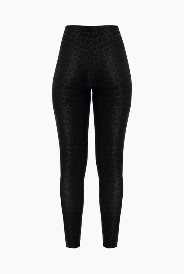 Pantalón PU Leopardo
