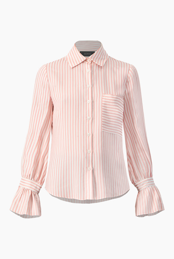 Camisa rayada manga larga