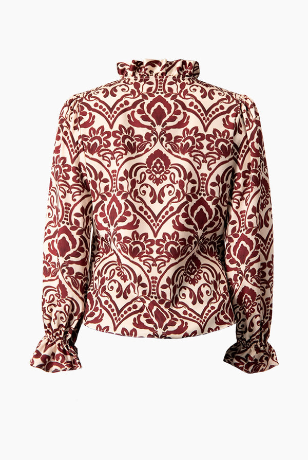 Blusa manga larga con puño