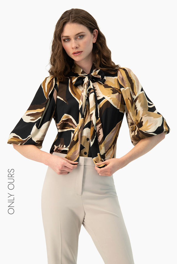Blusa manga abullonada Ivonne