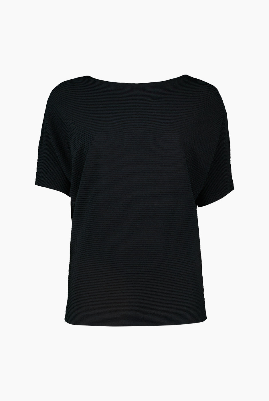 Blusa manga corta color negro