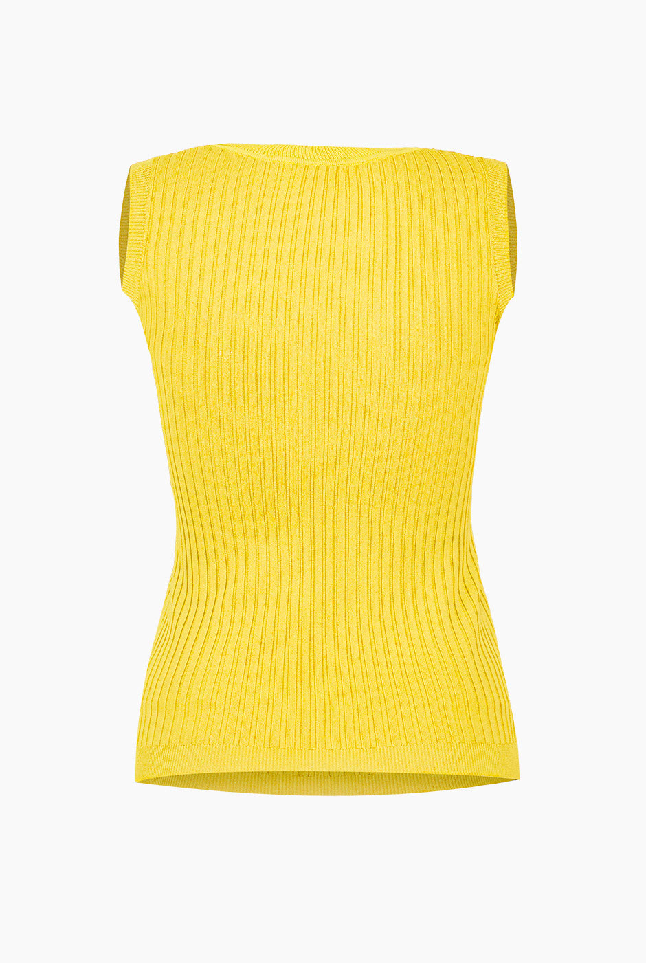 Blusa sin mangas color amarillo