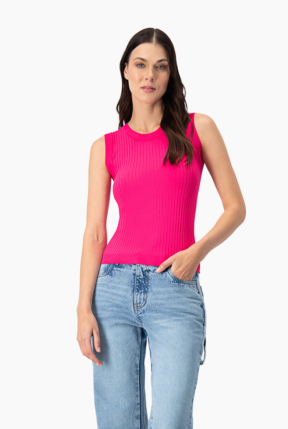 Blusas color fucsia fashion