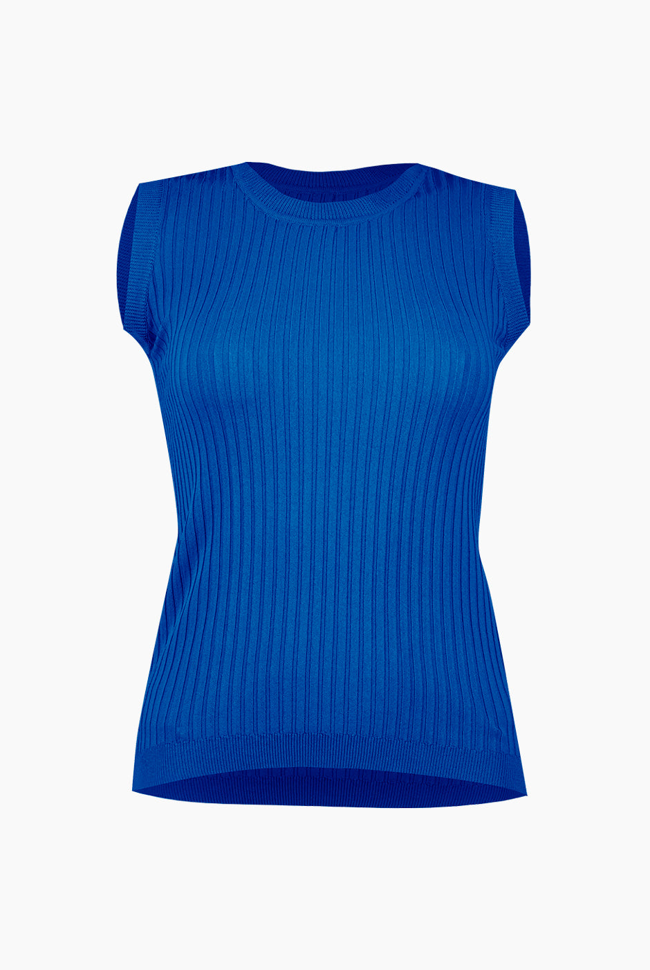 Blusa sin mangas color azul rey