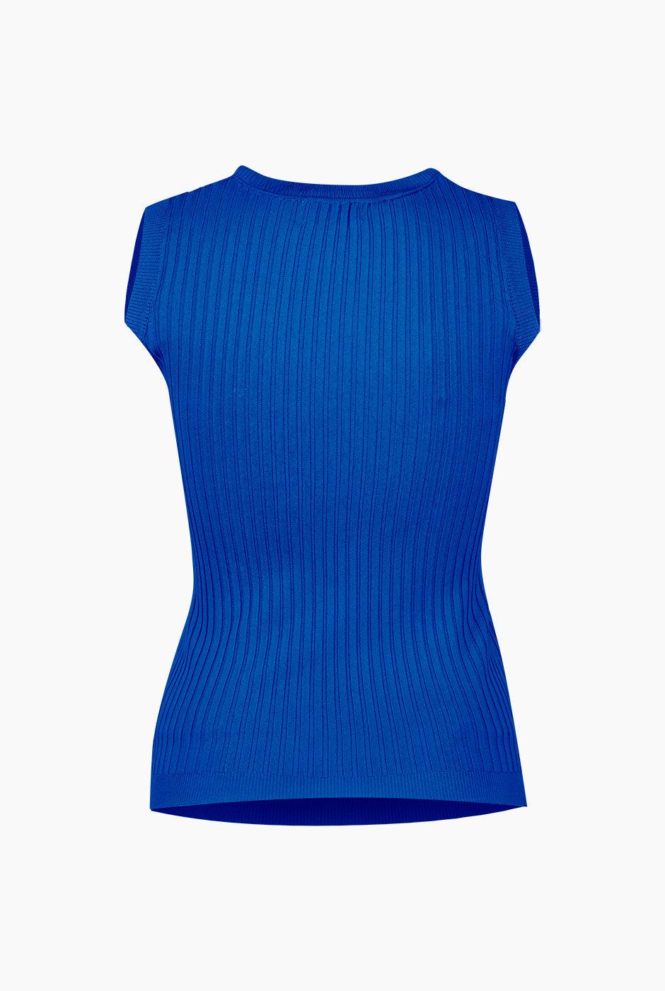 Blusa azul sin mangas outlet