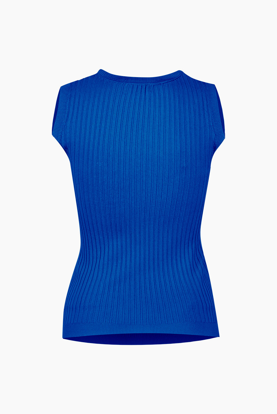 Blusa sin mangas color azul rey