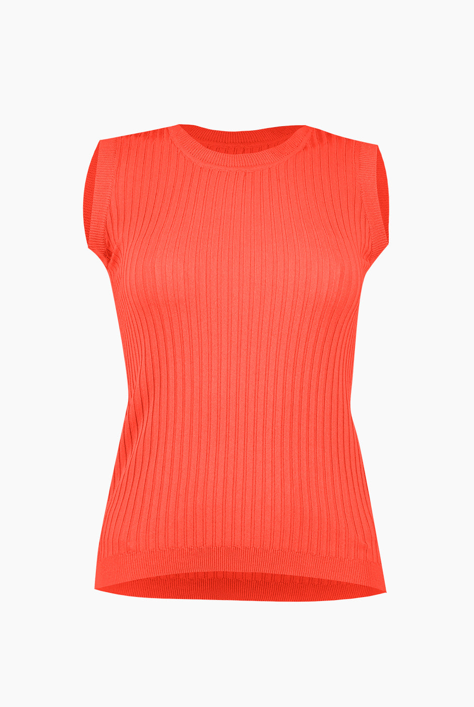 Blusa sin mangas color rojo