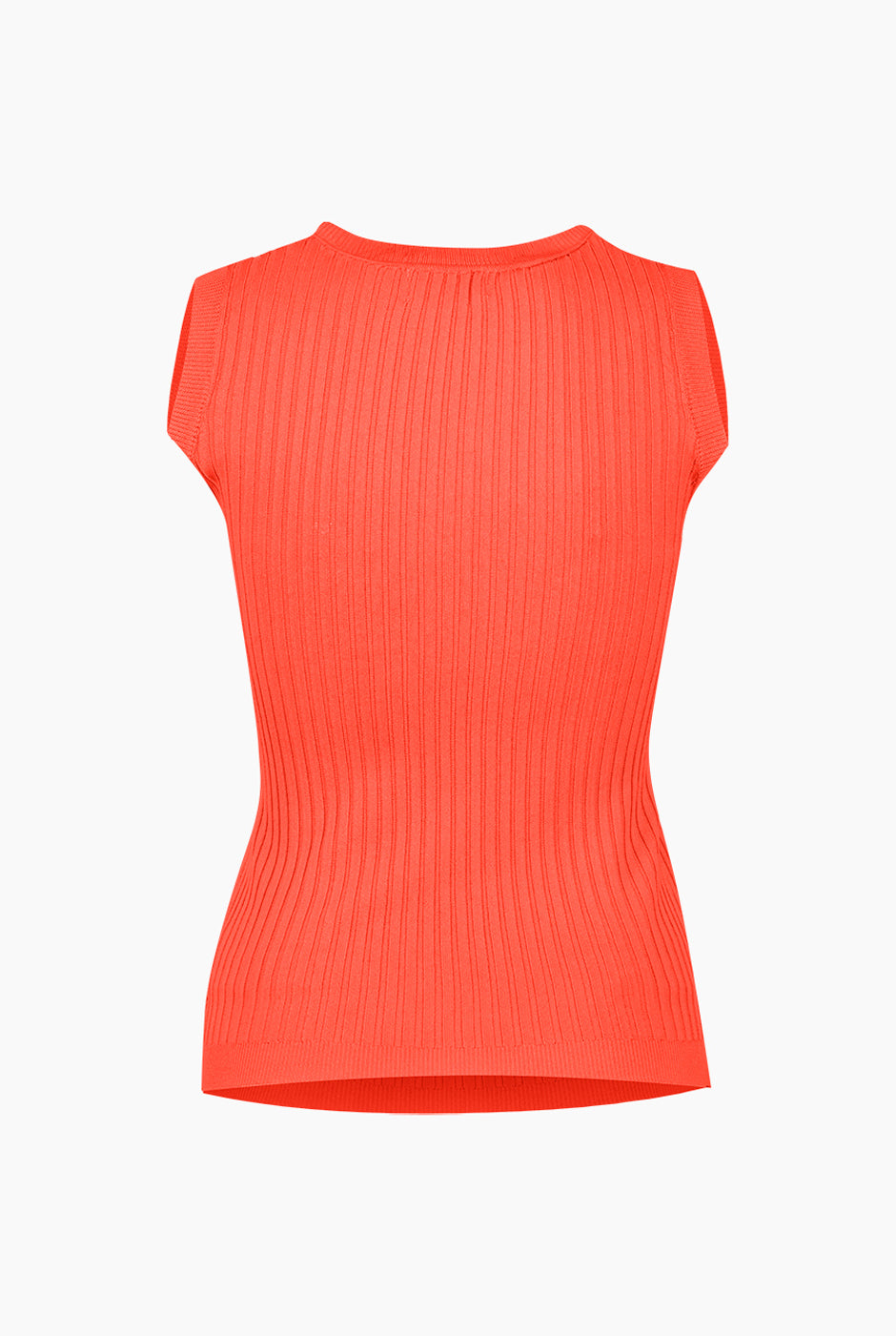 Blusa sin mangas color rojo