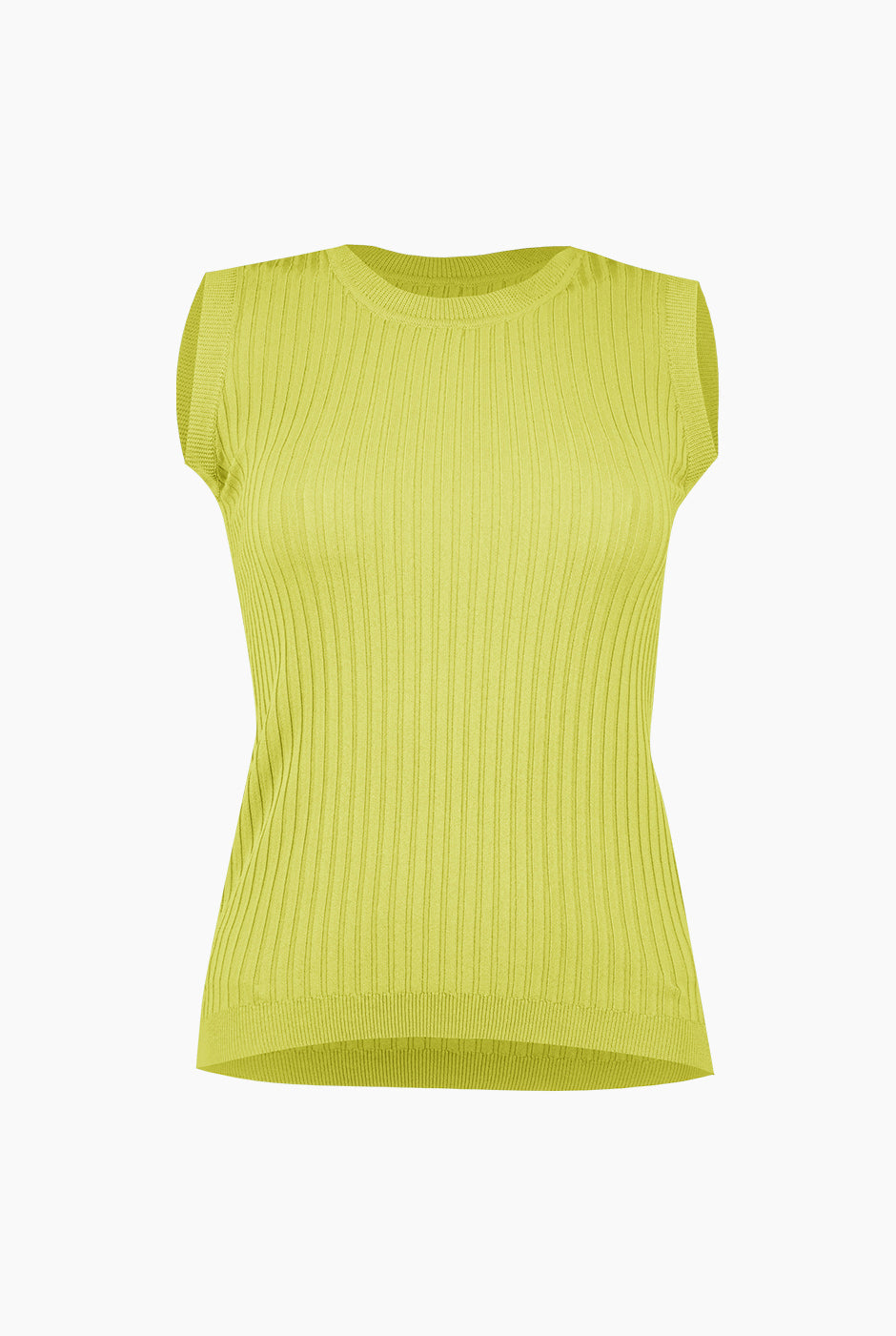 Blusa sin mangas color verde