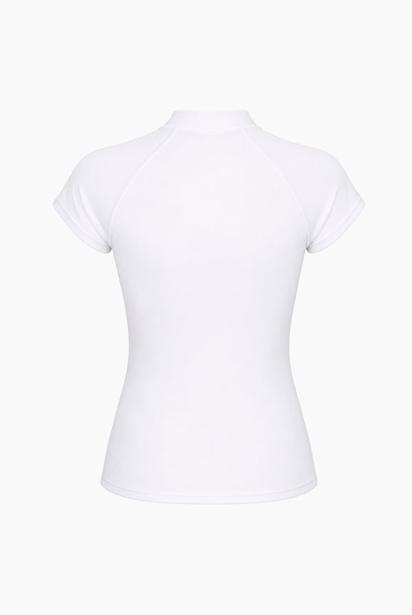 Playera recta de manga corta