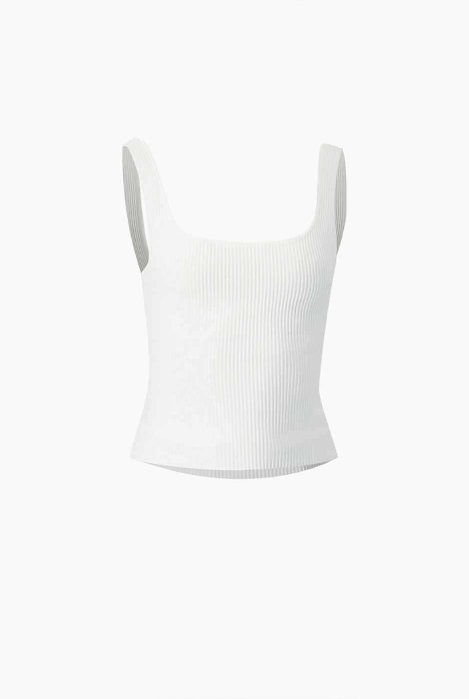 Slim Crop Ribbed Top