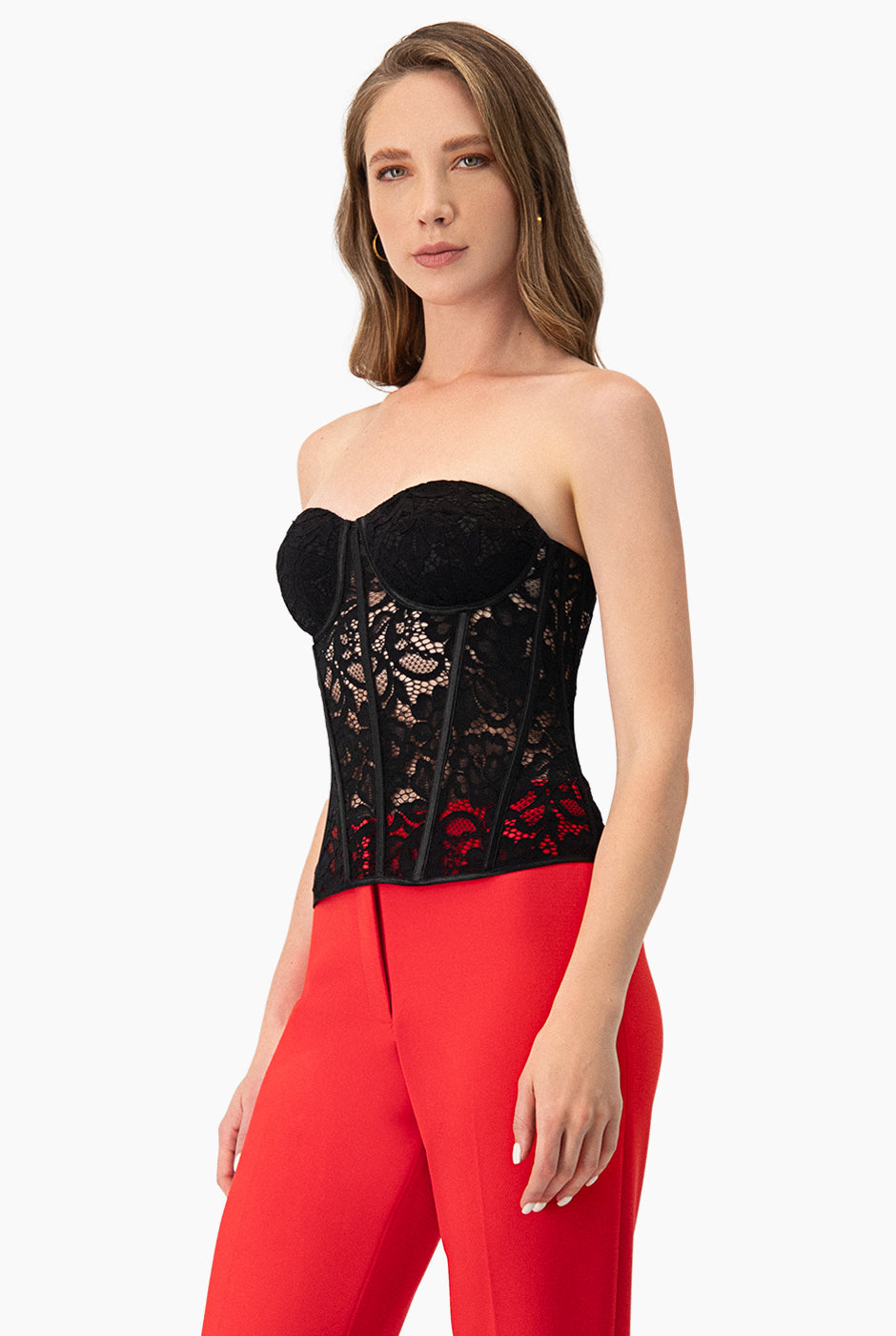 Top corset negro