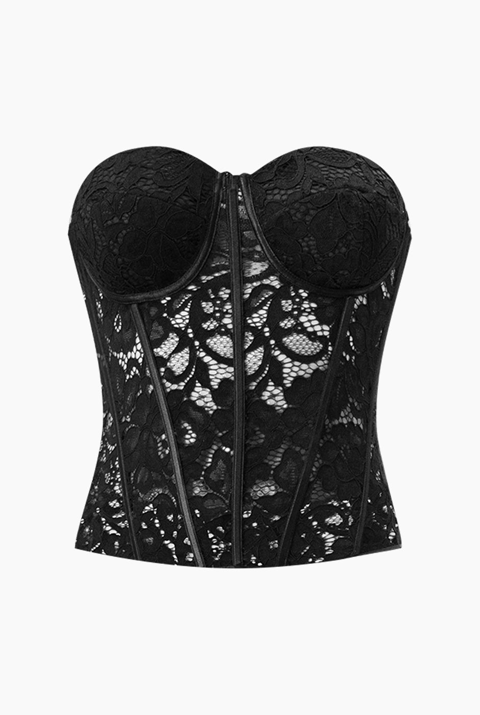 Top corset negro